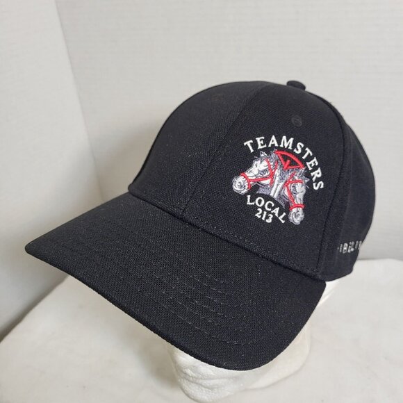 TEAMSTERS LOCAL 213 Pipeline Construction Hat Strapback Baseball Vtg Cap - Picture 2 of 13